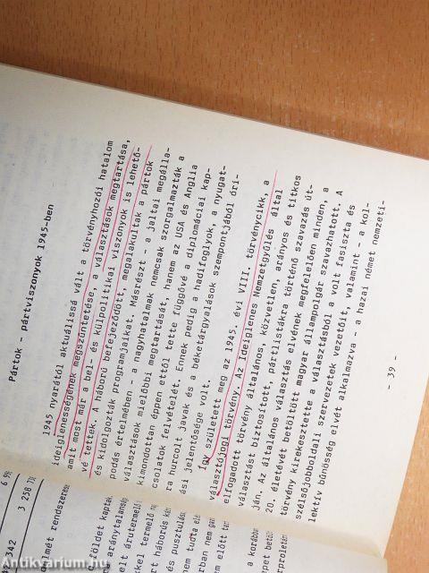 Magyarország 1944-től napjainkig