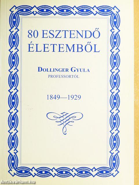 80 esztendő életemből