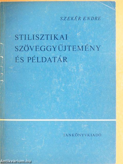 Stilisztikai szöveggyűjtemény és példatár