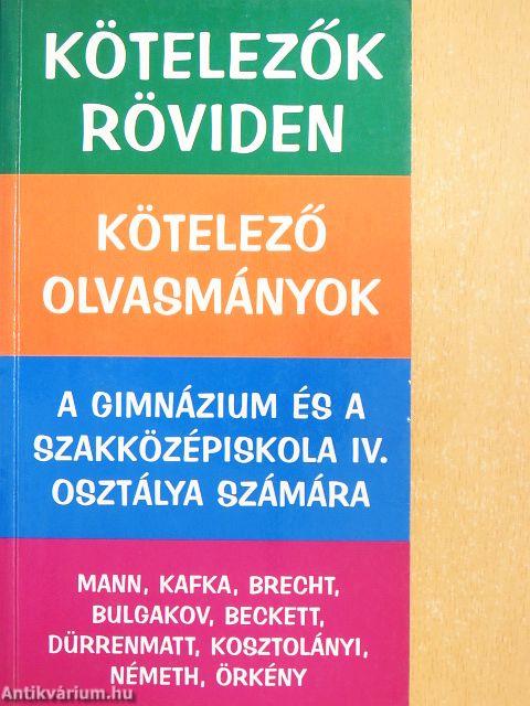Kötelező olvasmányok