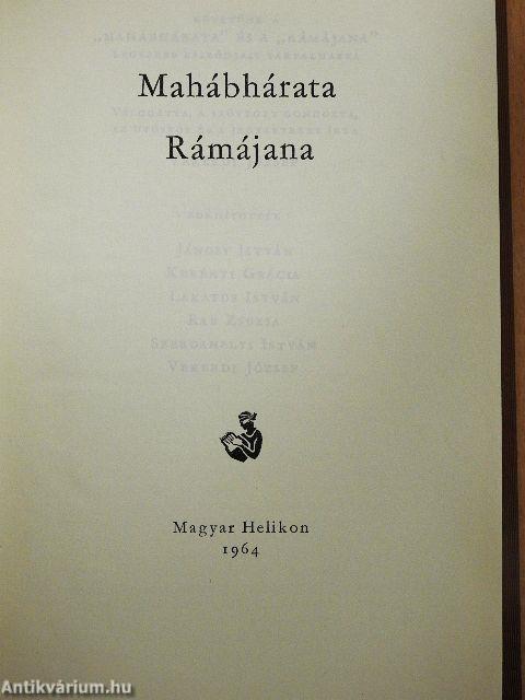 Mahábhárata/Rámájana