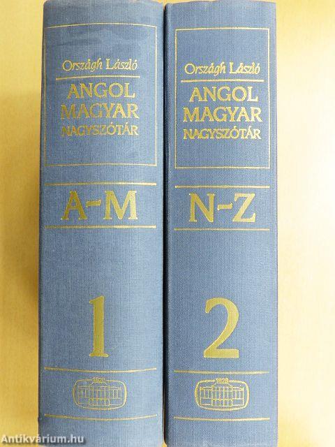 Angol-magyar nagyszótár 1-2.
