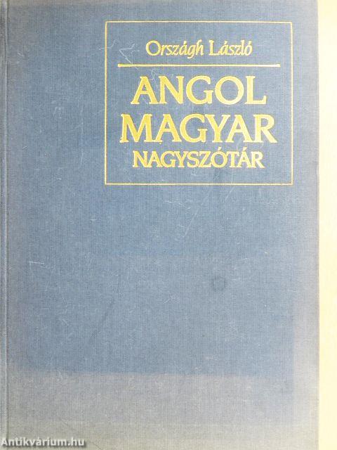 Angol-magyar nagyszótár 1-2.