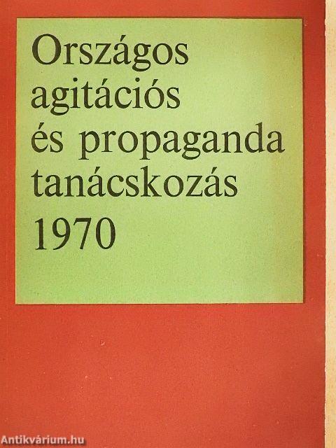 Országos agitációs és propaganda tanácskozás 1970