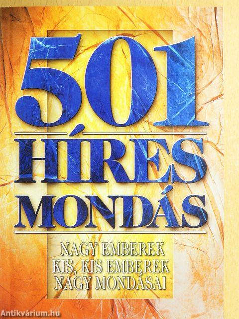 501 híres mondás