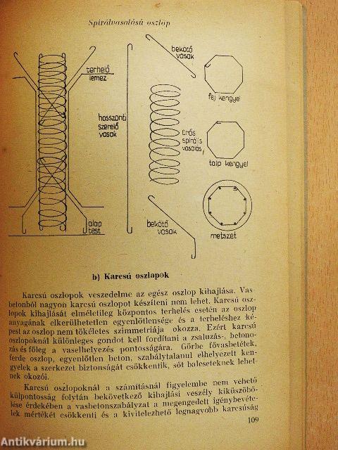 Vasbetonépítés kivitelének ismertetése