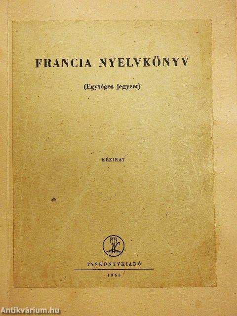Francia nyelvkönyv