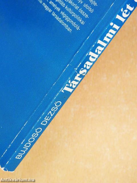 Társadalmi lét és kultúra (dedikált példány)