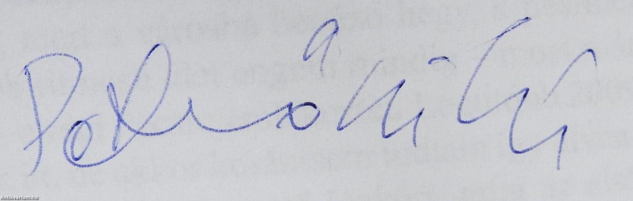 Áfonyahegyi jegyzetek (dedikált példány)