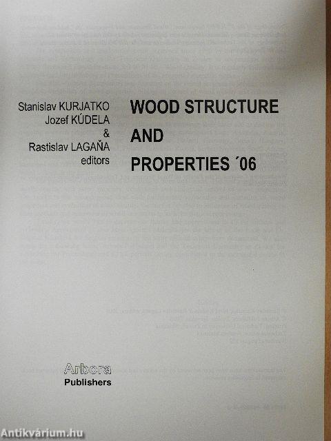 Wood Structure and Properties '06