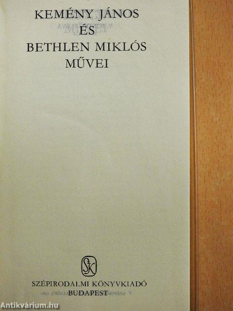 Kemény János és Bethlen Miklós művei