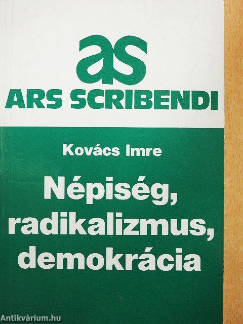 Népiség, radikalizmus, demokrácia