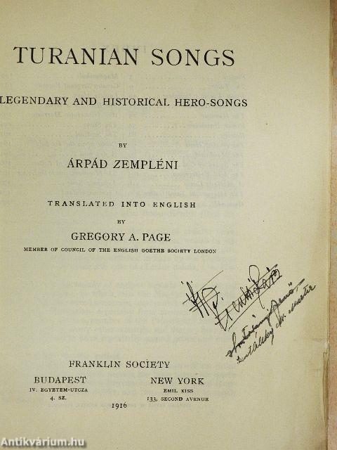 Turanian Songs