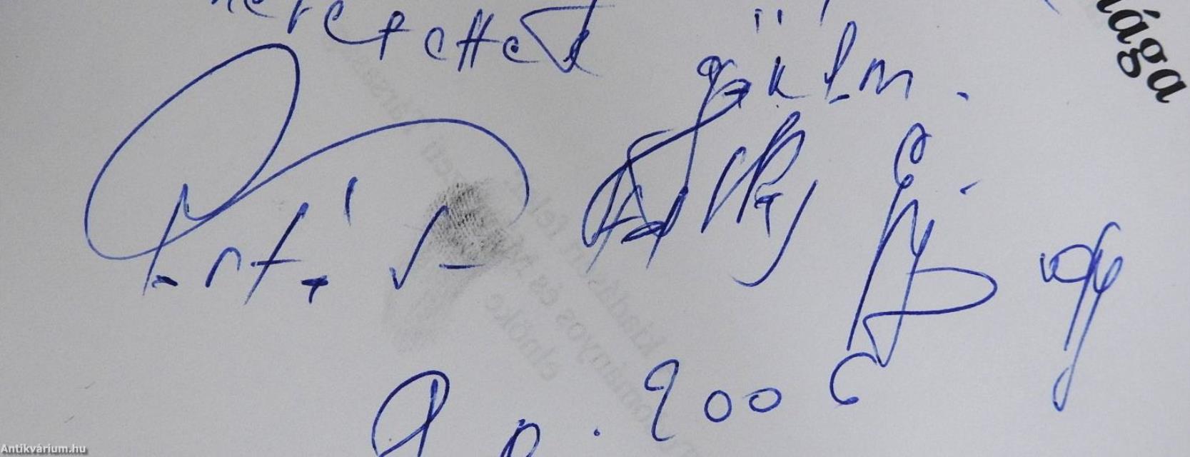 A cigányság hagyomány- és hiedelemvilága (dedikált példány)