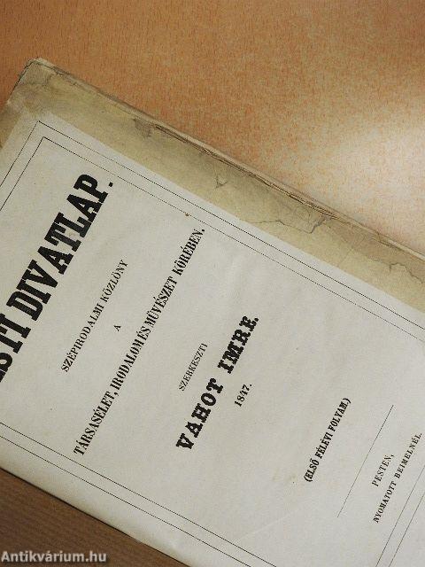 Pesti Divatlap 1847. (nem teljes évfolyam)