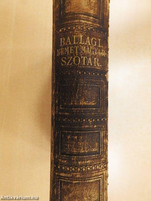 Uj teljes német és magyar szótár/Német-magyar pót-szótár (Ifj. Dr. Entz Géza könyvtárából)