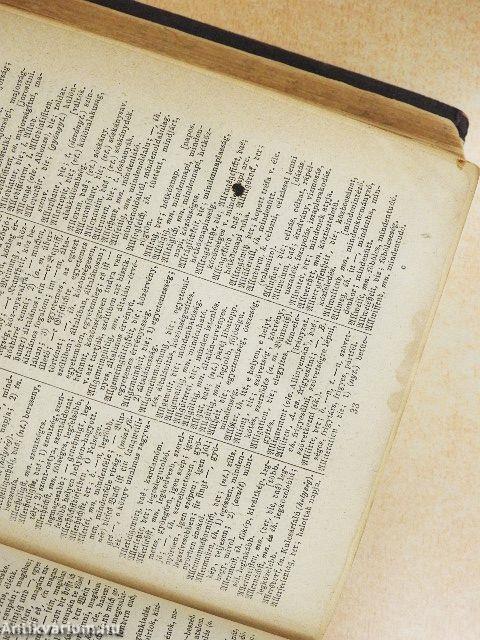 Uj teljes német és magyar szótár/Német-magyar pót-szótár (Ifj. Dr. Entz Géza könyvtárából)