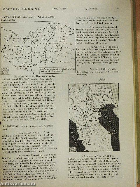 MTI világpolitikai dokumentáció 1967 (nem teljes évfolyam)