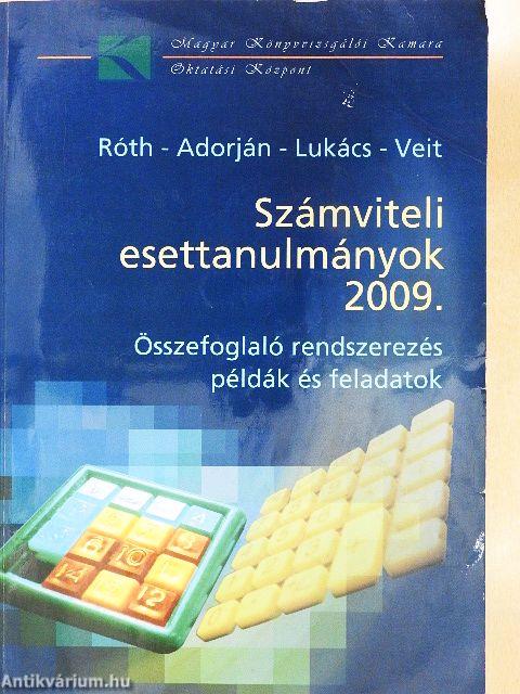 Számviteli esettanulmányok 2009.