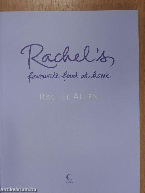 Rachel's favourite food at home