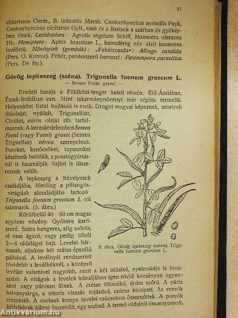 A gyógy- és vegyiipari növények termesztése