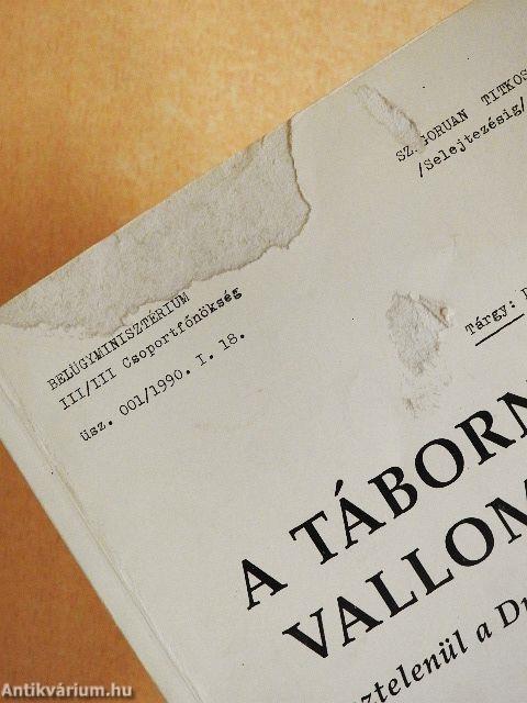 A tábornok vallomása