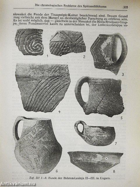 Actes du VIIIe Congres International des Sciences Prehistoriques et Protohistoriques II.