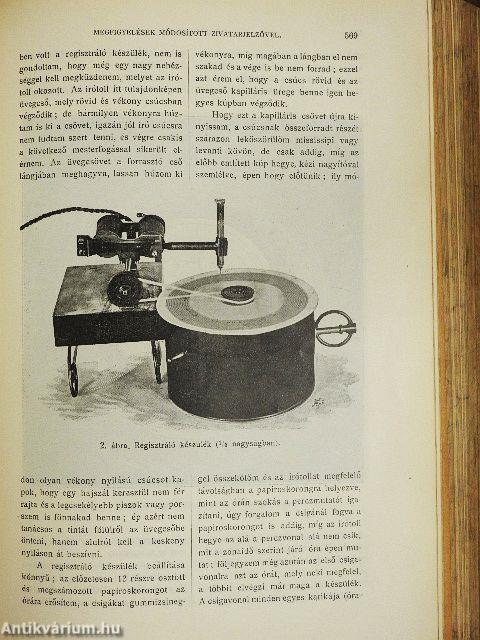 Természettudományi Közlöny 1903. január-december/Pótfüzetek a Természettudományi Közlönyhöz 1903. január-december