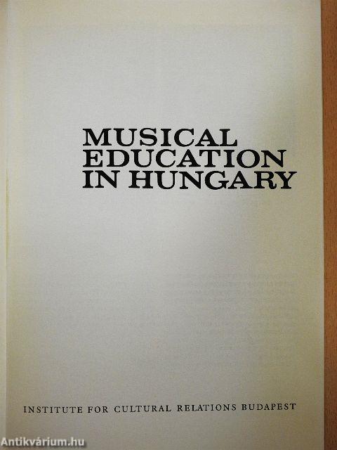 Musical Education in Hungary