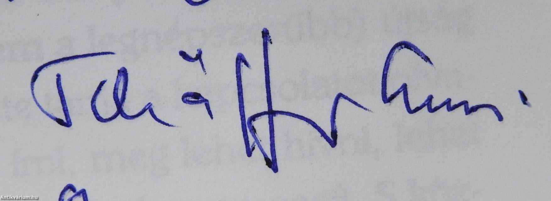 Lábujjhegyen (dedikált példány)