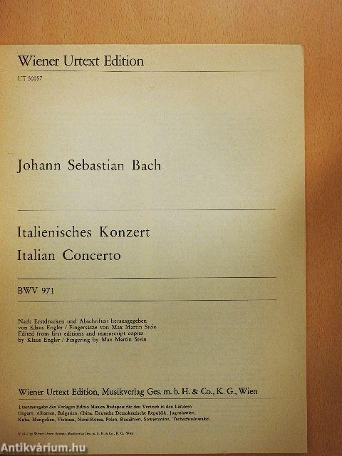 Italienisches Konzert/Italian Concerto