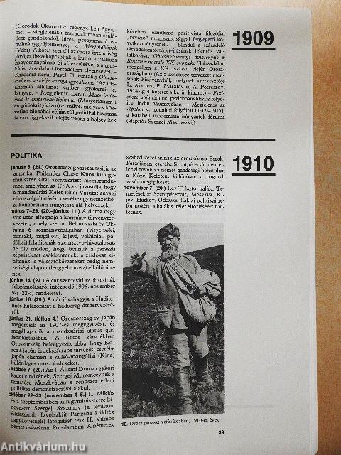 Oroszország és a Szovjetunió XX. századi képes történeti kronológiája