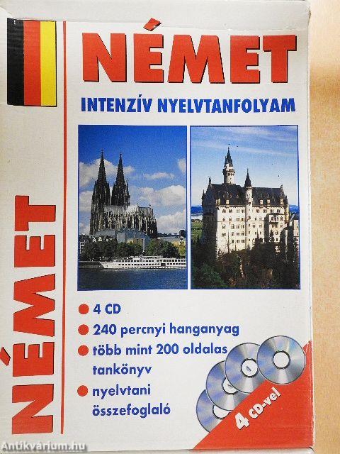 Német intenzív nyelvtanfolyam - 4 db CD-vel