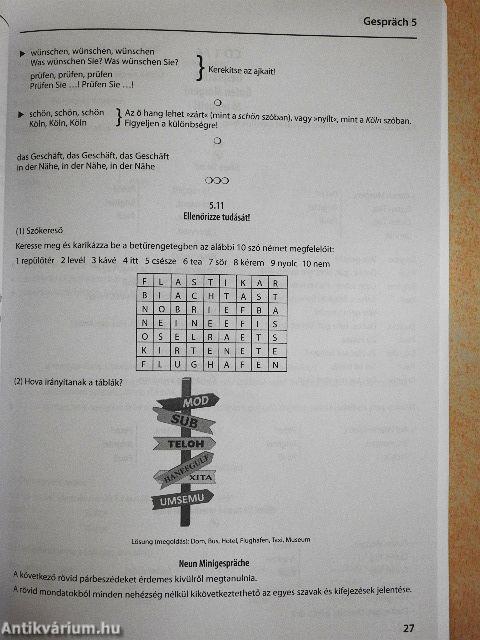Német intenzív nyelvtanfolyam - 4 db CD-vel