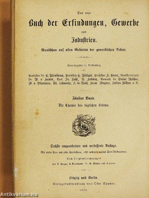 Die Chemie des täglichen Lebens (gótbetűs)