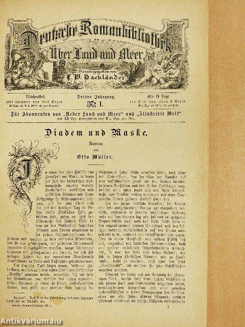 Deutsche Roman-Bibliothek 1875. I. (fél évfolyam) (gótbetűs)