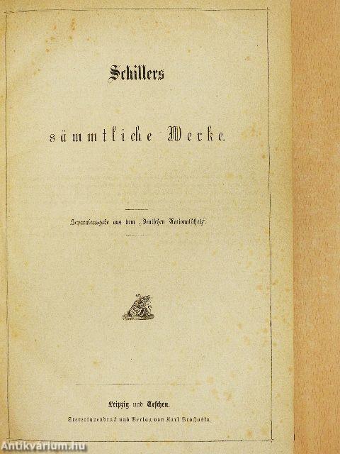 Schillers sämmtliche Werke (gótbetűs)
