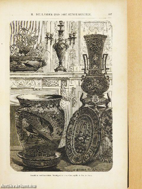 Kunst und Kunstgewerbe auf der wiener Weltausstellung 1873.