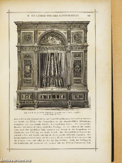 Kunst und Kunstgewerbe auf der wiener Weltausstellung 1873.