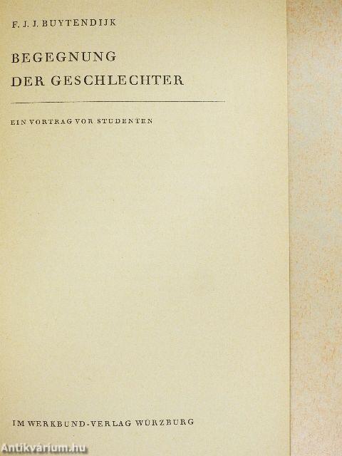 Begegnung der Geschlechter