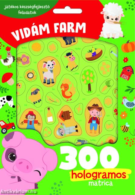 Vidám farm - 300 hologramos matricával