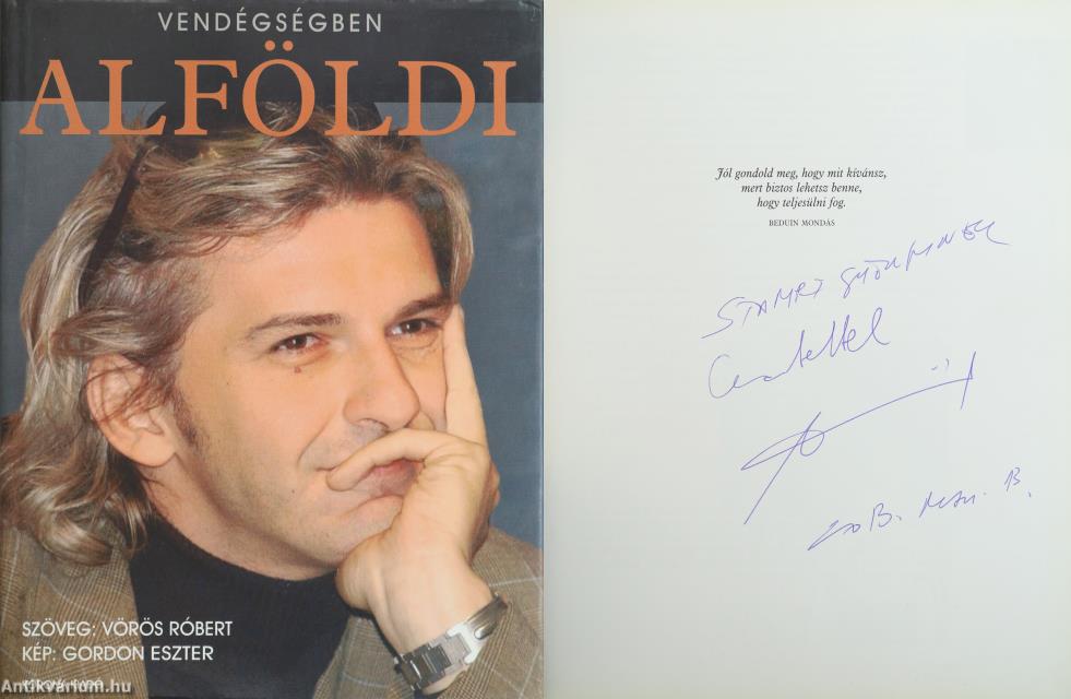 Vendégségben: Alföldi Róbert (dedikált példány)