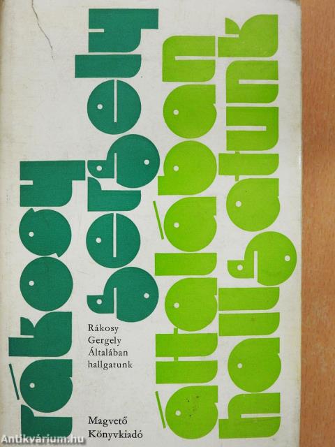 Általában hallgatunk (dedikált példány)