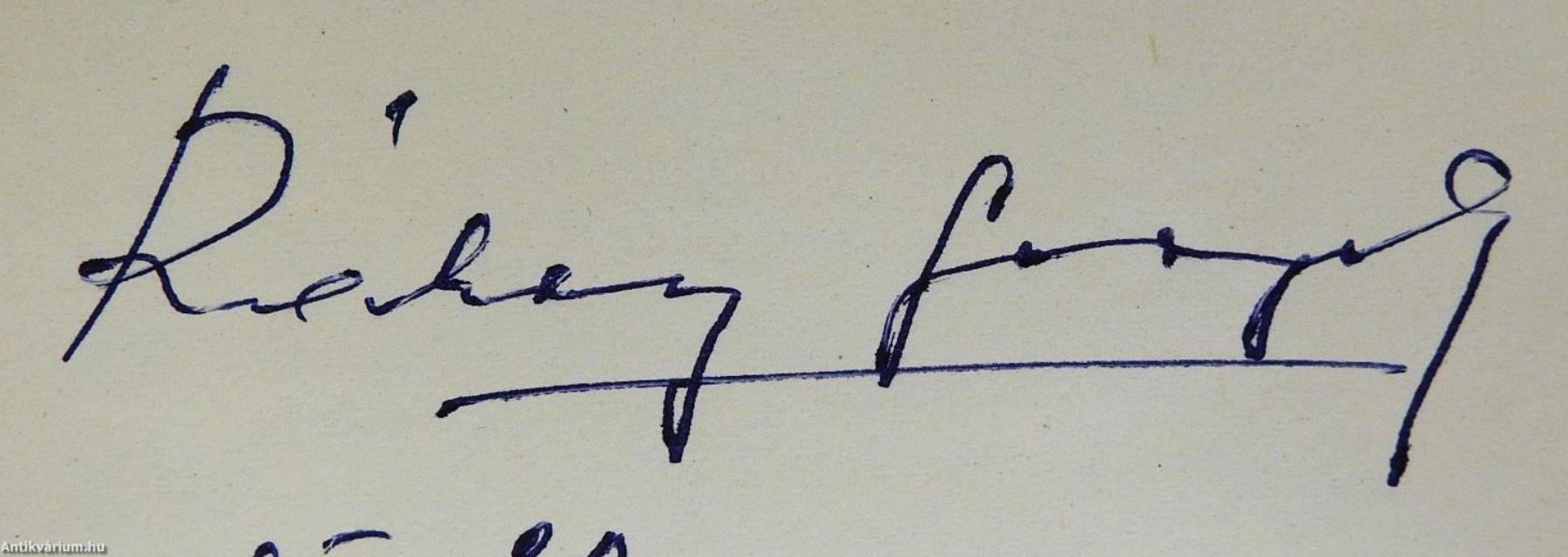 Általában hallgatunk (dedikált példány)