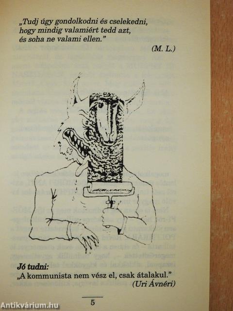2002-es választási útmutató - felülmatricázva (dedikált példány)