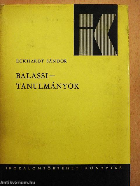 Balassi-tanulmányok