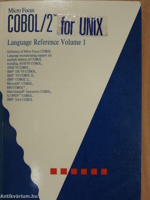 VS COBOL - Language Reference Manual 1-2.