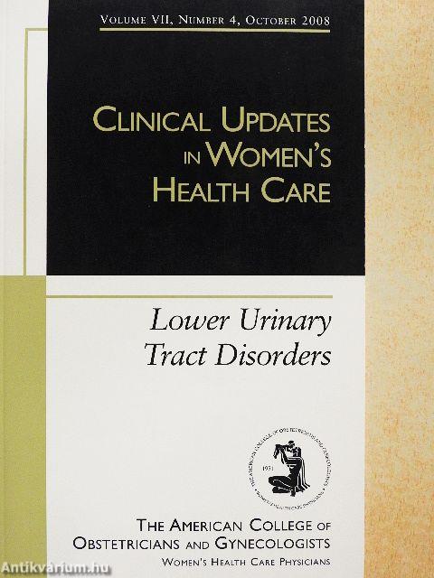 Lower Urinary Tract Disorders
