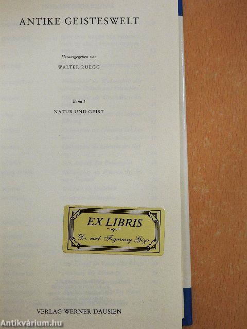 Antike Geisteswelt I-II.