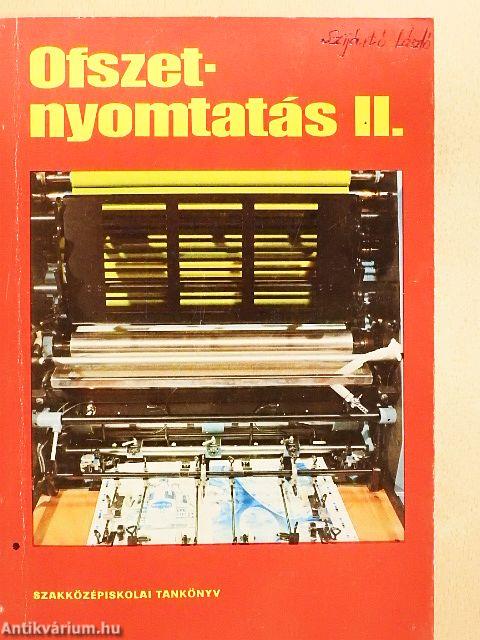 Ofszetnyomtatás II.